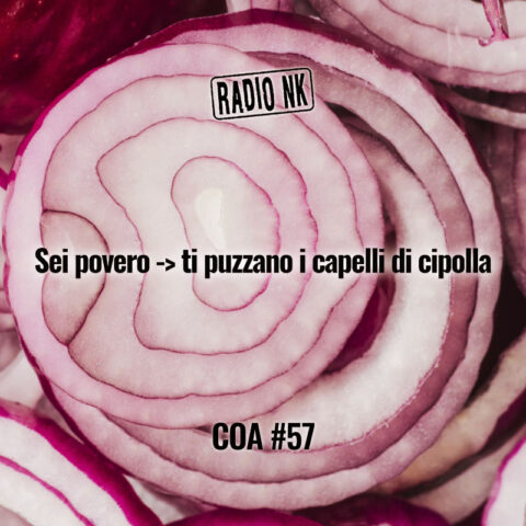 COA #57 – Sei povero –> ti puzzano i capelli di cipolla.